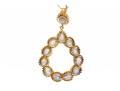 Stunning Sterling And Labradorite Pendant Earrings