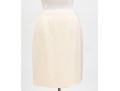 Calvin Klein/Bergdorf Goodman Beautiful Ivory Silk Skirt,  Size 10