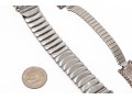Lot Of Two Southwestern Sterling Silver Ended Expansion Style Watch Bands
