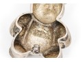 Tiffany & Co. Sterling And 18K Charming Teddy Bear Brooch