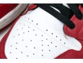 Nike Iconic Black, White And Burgundy Leather High Top Air Jordans, Size 11