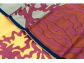 Lanvin Spectacular 70's Vintage Patterned Silk Scarf
