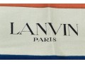 Lanvin Spectacular 70's Vintage Patterned Silk Scarf