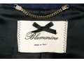 Blumarine Eye-catching Blue Wool And Cashmere Skirt Suit, Size 44 Italy (USA 8)