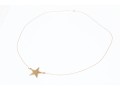 14K Delicate Star Pendant Necklace