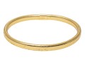 14k Yellow Gold Very Light Delicately Spun Gold Slip On Bangle Bracelet