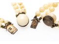 Lovely Lot Of Fwo Vintage Double Strands Of Graduated Coral Bead Necklaces