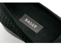 Bally Handsome Black Basketweave Fabric Loafers, Size 7 M
