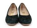 Salvatore Ferragamo Classic Black Suede Pumps, Size 10B