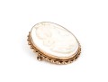 10K Classic Cameo Brooch