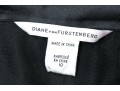 Diane Von Furstenburg Stunning Sleeveless Black Silk Sheath Dress, Size 10