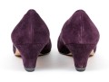 Salvatore Ferragamo Striking Purple Suede Pumps, Size 10B
