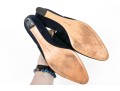 Salvatore Ferragamo Fun Blue Suede And Grosgain Slingback Wedges, Size 10B