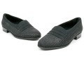 Bally Handsome Black Basketweave Fabric Loafers, Size 7 M