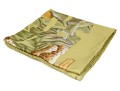 Salvatore Ferragamo Beautiful Green Toned Leopard Motif Silk Scarf