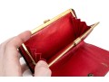 Gucci Vintage Saffiano Leather Wallet With Change Purse