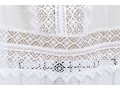 Charo Ruiz, Ibiza, Lovely White Cotton Lace Edged Maxi Dress, Size M