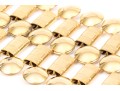 Pair Of Fabulous Vintage 1970's Gold Tone Metal Link Belts