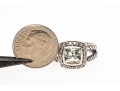 David Yurman Pretty Split Twisted Shank, Aquamarine And Diamond Ring, Size 4.75