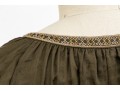 Diane Von Furstenburg Lovely Green Silk Embroidered Trim Dress, Size 4