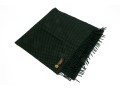 Loro Piana Striking Dark Green And Beige Polka Dot Cashmere Scarf