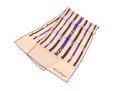 Salvatore Ferragamo Striking Vintage Logo Striped Silk Scarf