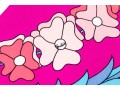 Emilio Pucci Beautiful Bold Floral Spray Motif Vintage Clutch/shoulder Bag