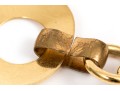 Pair Of Chic Vintage 70's Gucci Style Metal And Acrylic Link Belts
