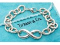 Tiffany & Co. Sterling Silver Handsome Infinity Link Center Polished Link Bracelet