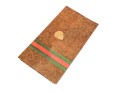 Gucci Vintage New Old Stock Floral Butterfly Cotton Neck Scarf, Green, With Packaging