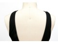 Diane Von Furstenburg Refined Floor Length Black Gathered Sleeveless Dress, Size 6