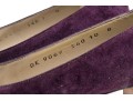 Salvatore Ferragamo Striking Purple Suede Pumps, Size 10B