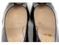 Salvatore Ferragamo Decorative Black Patent Leather Pump With Decorative Top, Size 40B