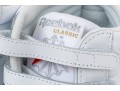 Reebok White Leather Classic Retro Velcro High Tops, Size 8