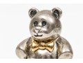 Tiffany & Co. Sterling And 18K Charming Teddy Bear Brooch