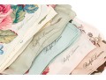 Ralph Lauren Lot Of Assorted Pastel Floral Motif Scarves
