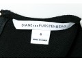 Diane Von Furstenburg Unique Leather Sleeveless Dress, Size 6