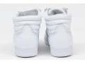 Reebok White Leather Classic Retro Velcro High Tops, Size 8