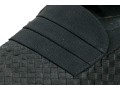 Bally Handsome Black Basketweave Fabric Loafers, Size 7 M
