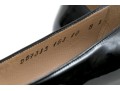 Salvatore Ferragamo Decorative Black Patent Leather Pump With Decorative Top, Size 40B