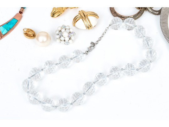 Lot Of Assorted Costume Jewelry, Including Monet, Castlecliff