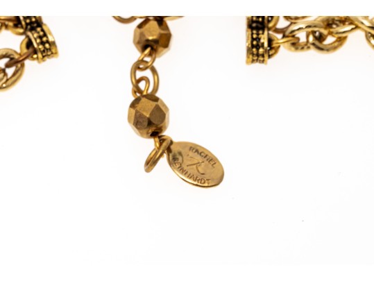 Rachel Reinhardt Lot Of Three Fabulous Colorful Costume Jewelry Necklaces