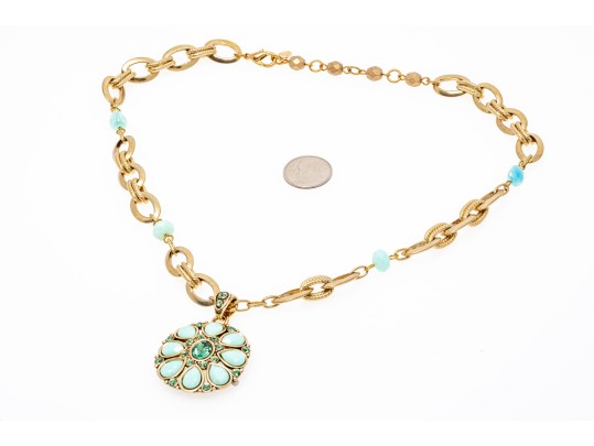 Rachel Reinhardt Lot Of Three Fabulous Colorful Costume Jewelry Necklaces