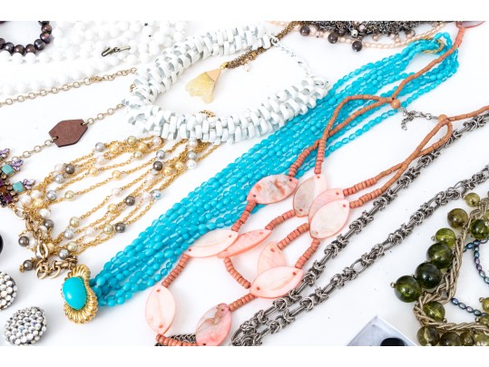 Lot Of Assorted Costume Jewelry, Including Monet, Castlecliff