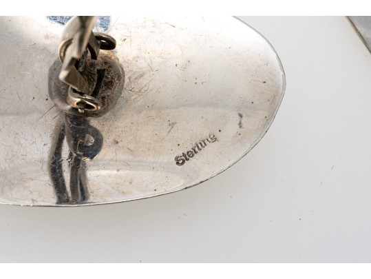 Sterling Silver Handsome Lot Of Assorted Southwestern Style Rings, Plus Earrings