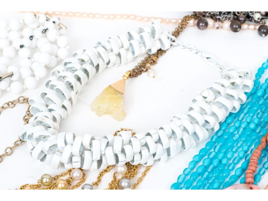 Lot Of Assorted Costume Jewelry, Including Monet, Castlecliff