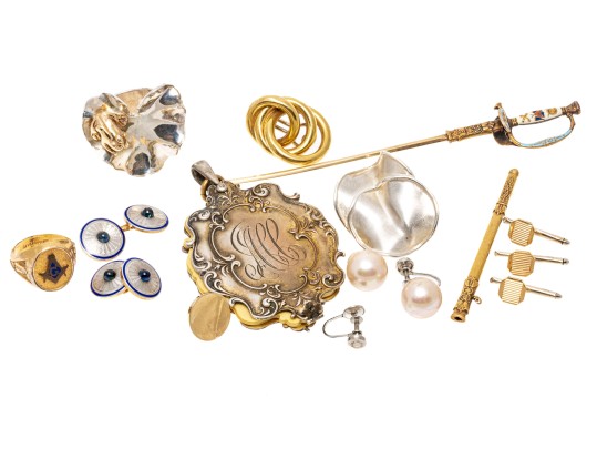 Collection Of Antique And Vintage Gold Filled Jewelry