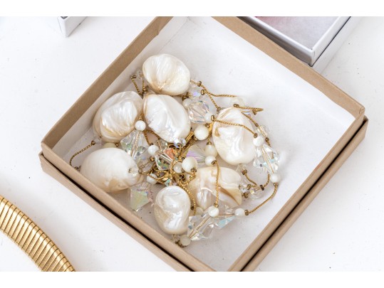 Lot Of Assorted Costume Jewelry, Including Monet, Castlecliff