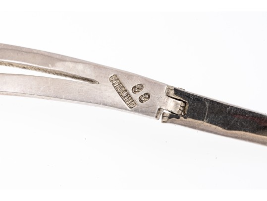 Sterling Silver Impactful Pierced Contemporary Neckpiece, Boxed