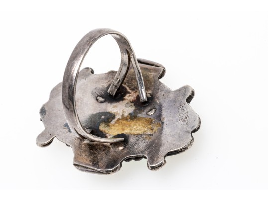 Sterling Silver Handsome Lot Of Assorted Southwestern Style Rings, Plus Earrings